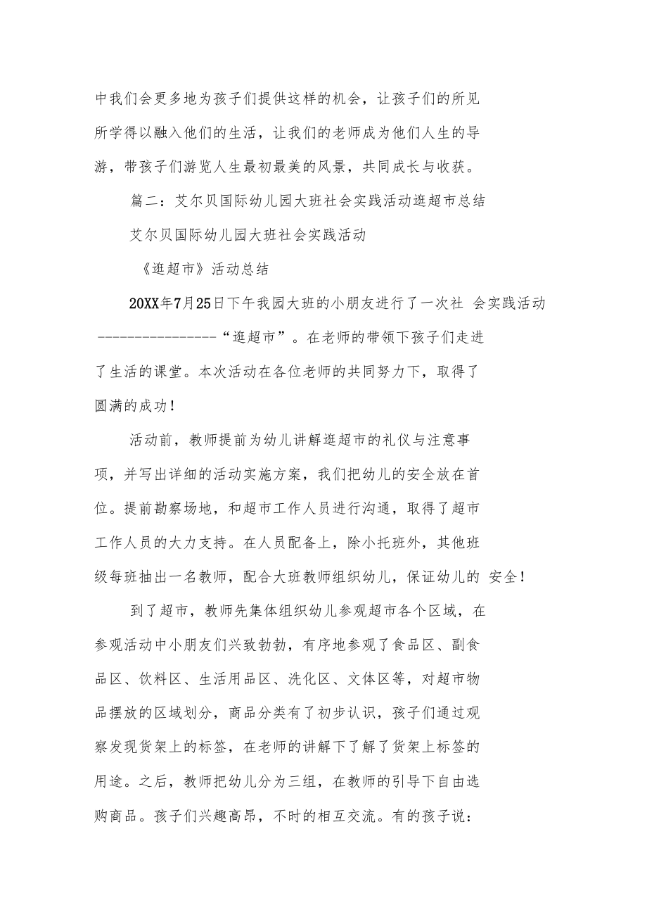 幼儿园大班社会实践活动参观交通标志活动总结.doc_第3页