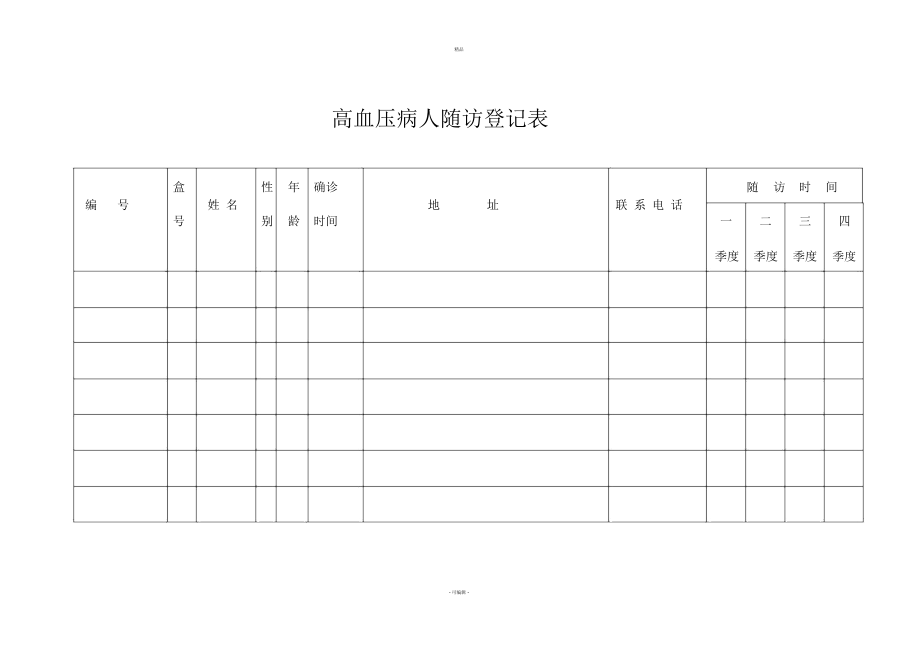 高血压病人随访登记表.docx_第1页