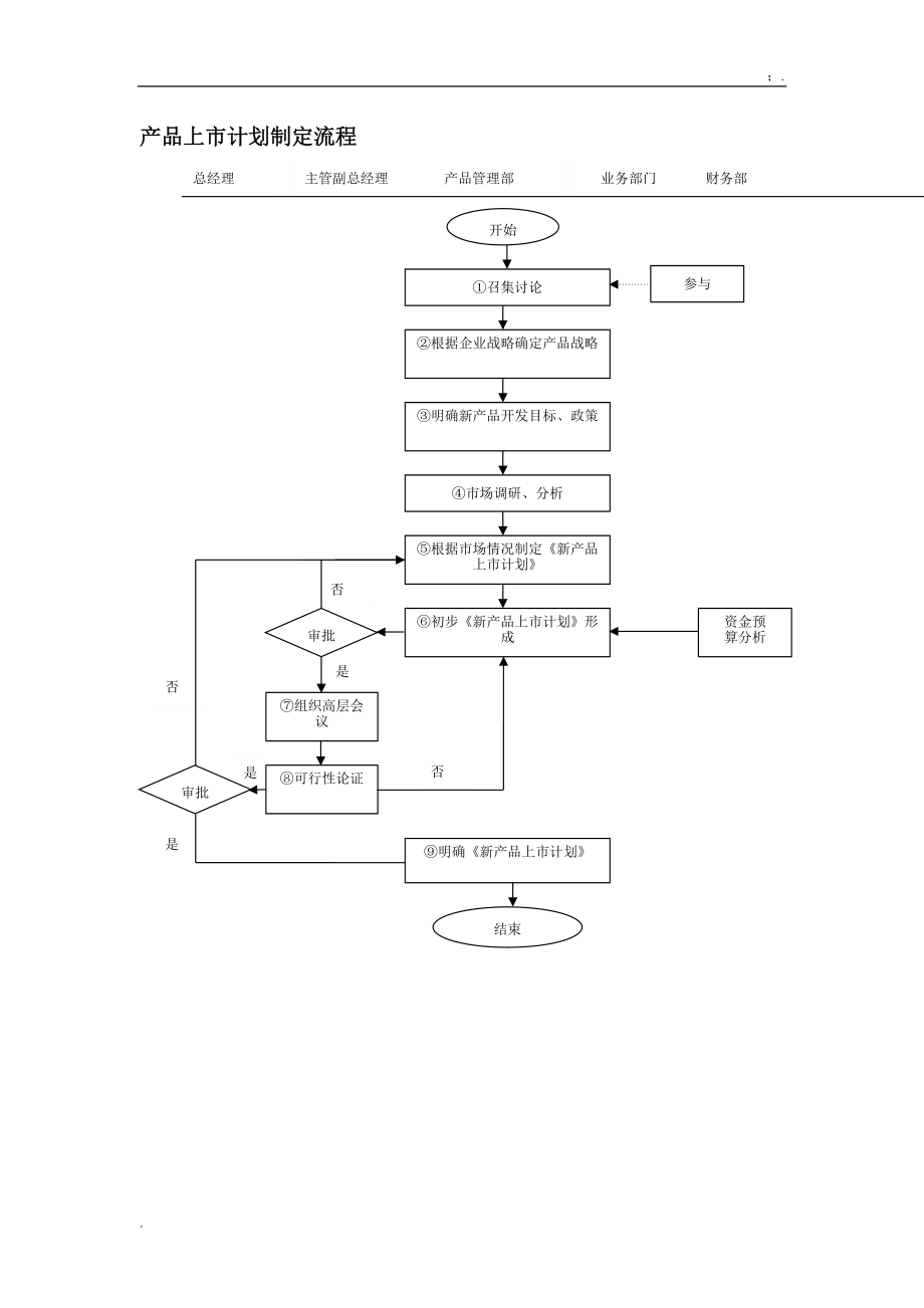 产品上市计划制定流程.docx_第1页