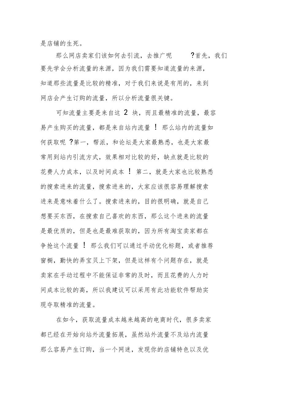 引流转化策略推广营销策划方案.doc_第2页