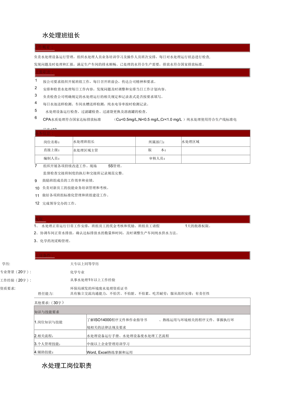 水处理岗位职责.doc_第3页