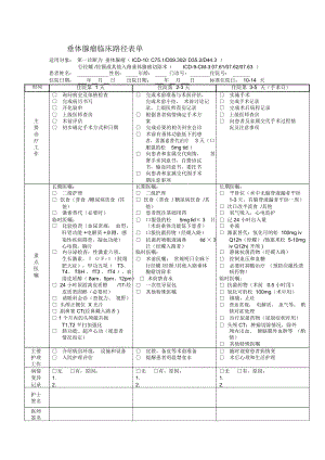 垂体腺瘤临床路径表单.doc