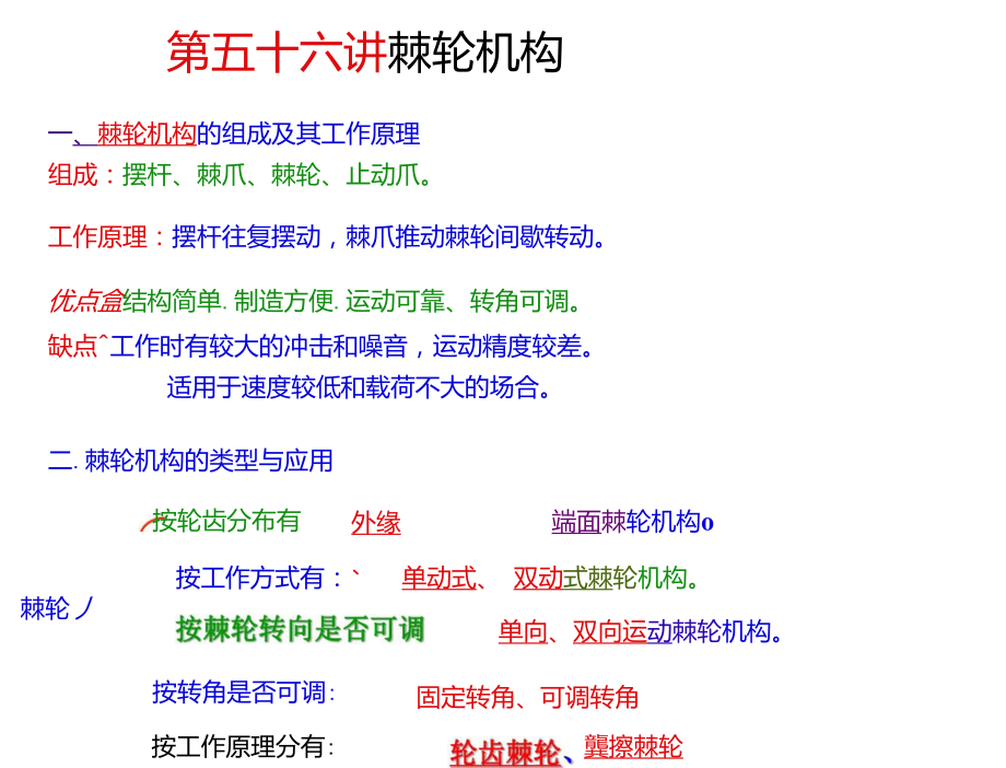 棘轮机构的组成及其工作原理.doc_第1页