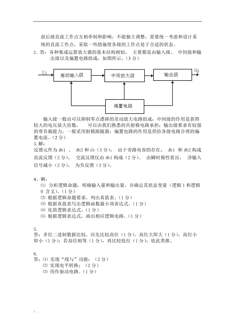 专升本电子技术基础试卷A参考答案.docx_第2页