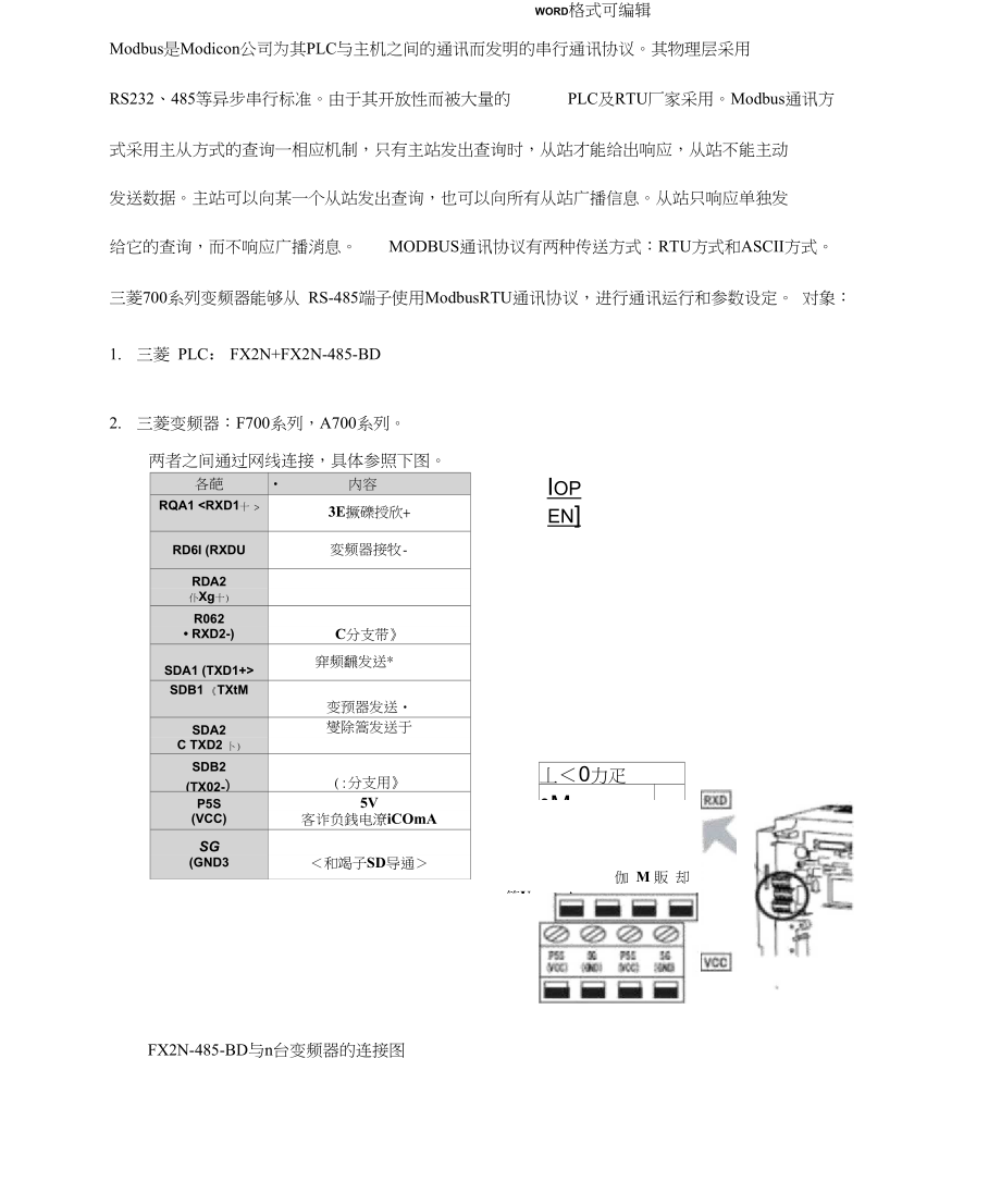 三菱PLC与变频器通讯案例.docx_第1页