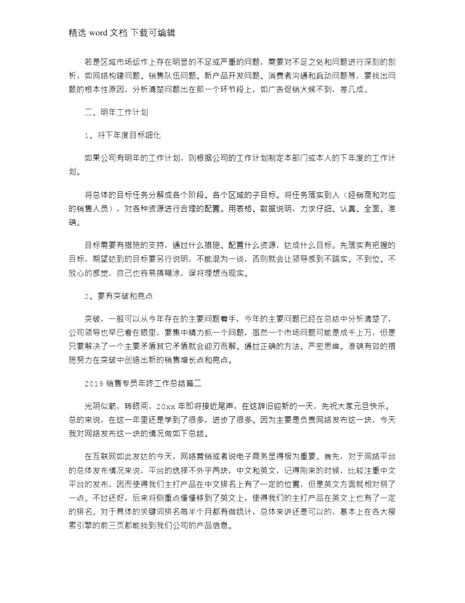 2021年销售专员年终工作总结.doc_第2页