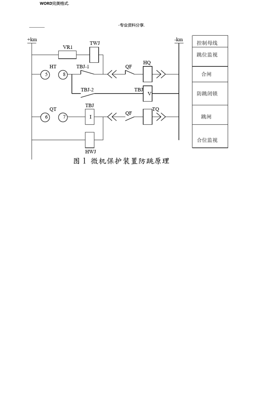 断路器本体防跳和微机保护装置中防跳回路关系的分析.doc_第2页