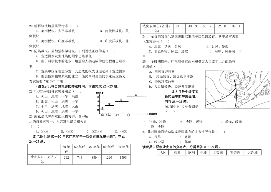 新陕西省延安市志丹县高级中学高中地理全册检测题学案选修学生Word版.doc_第3页