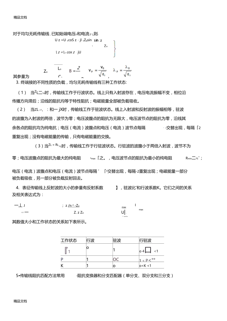 最新微波技术基础课程学习知识要点.doc_第2页