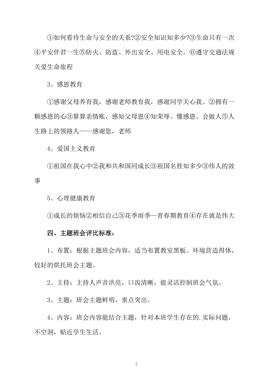 主题班会竞赛方案.docx_第2页