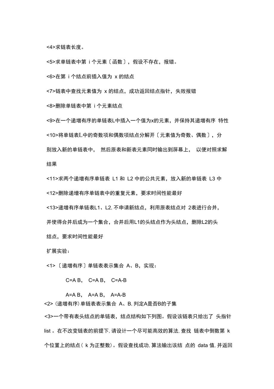 合工大宣城校区数据结构实验报告——单链表.docx_第2页