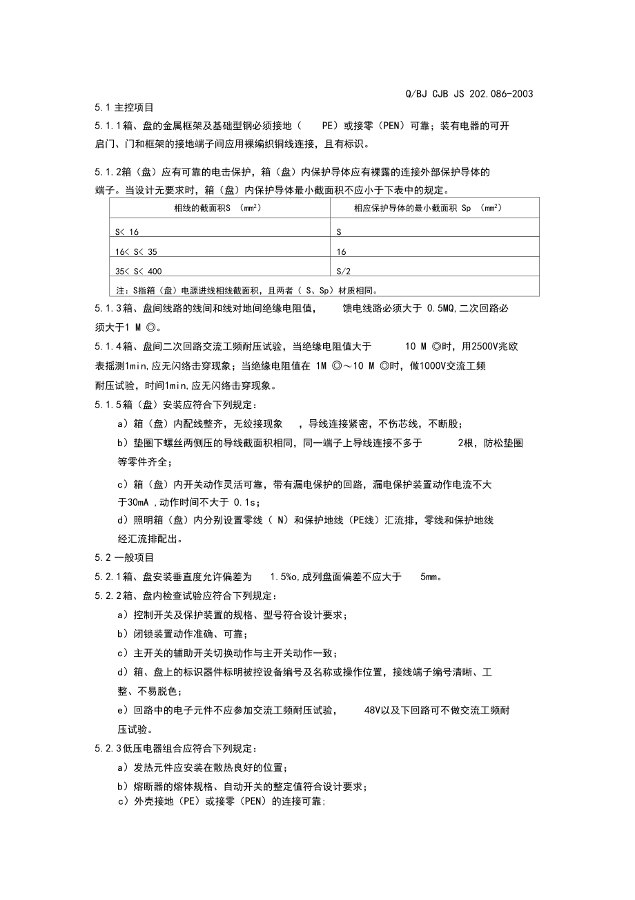 086配电箱(屏)安装作业标准.docx_第2页