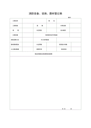 消防设备、设施、器材登记表.doc