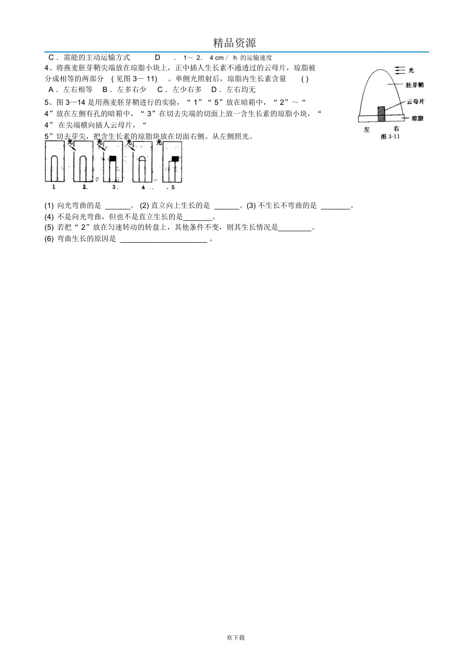 第3章第1节植物生长素的发现教学设计(2).doc_第2页