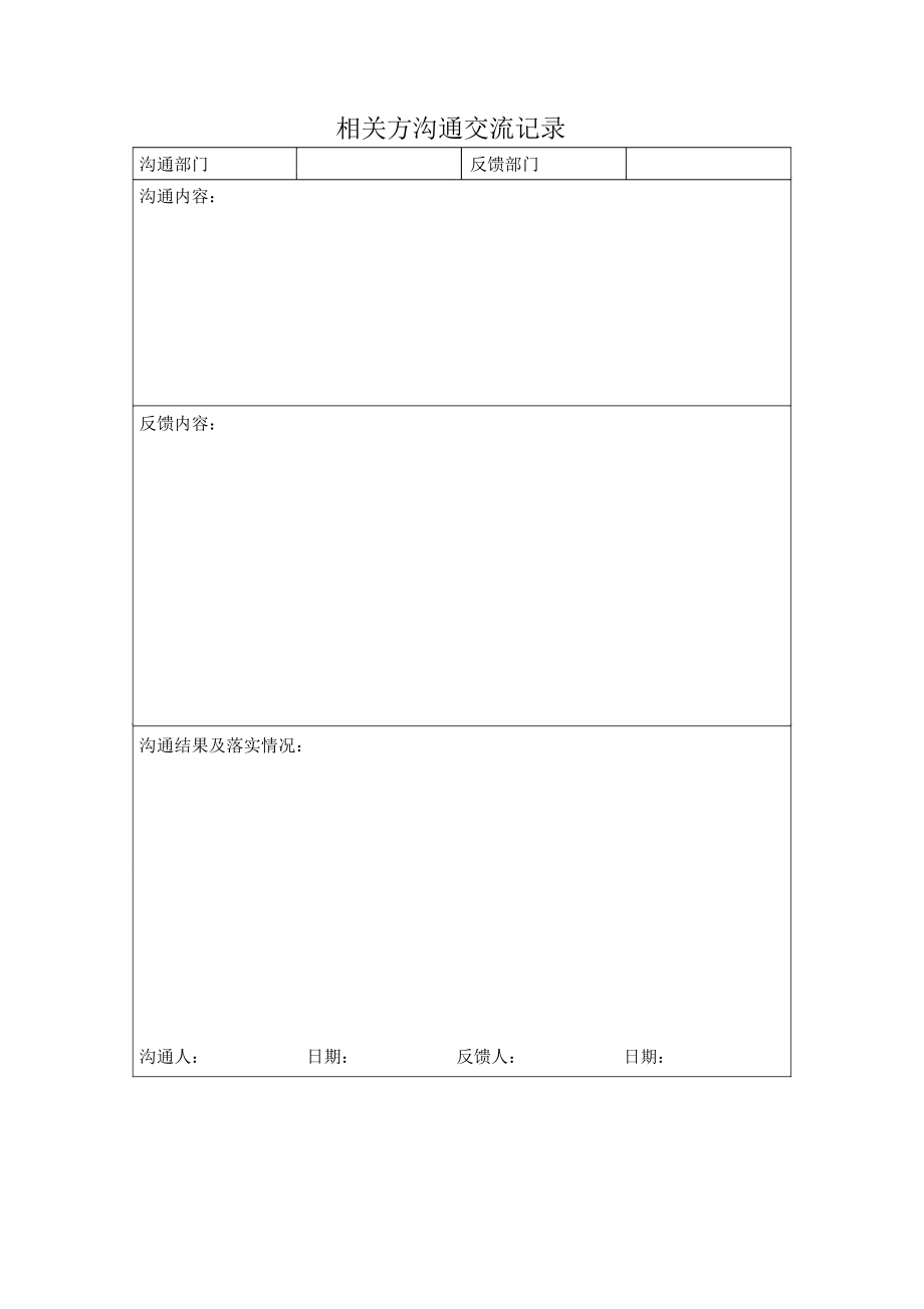 相关方沟通交流记录.doc_第1页