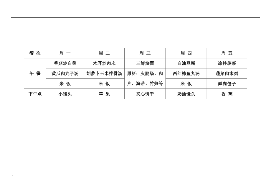 幼儿园一周食谱.docx_第2页