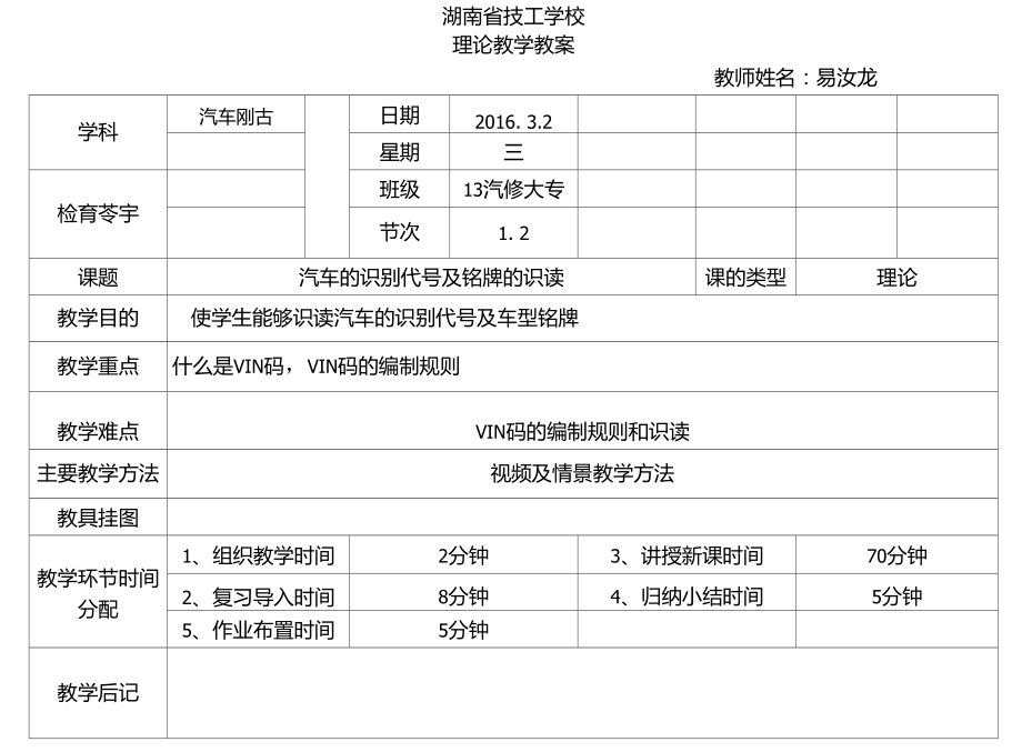 汽车识别代号及车型铭牌的识读资料.doc_第1页