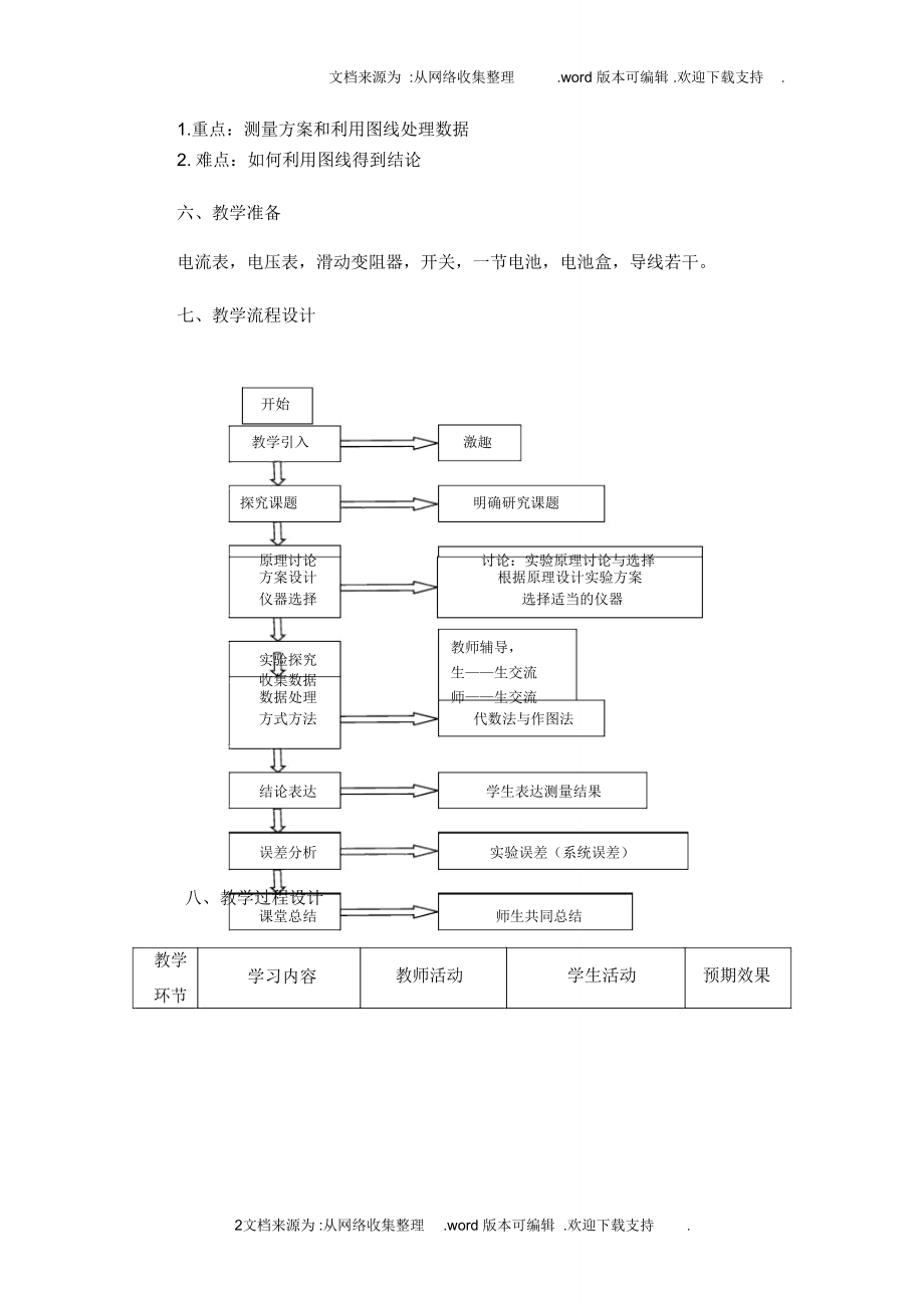 沪科版31选修三4.2测量电源的电动势和内阻2.doc_第3页