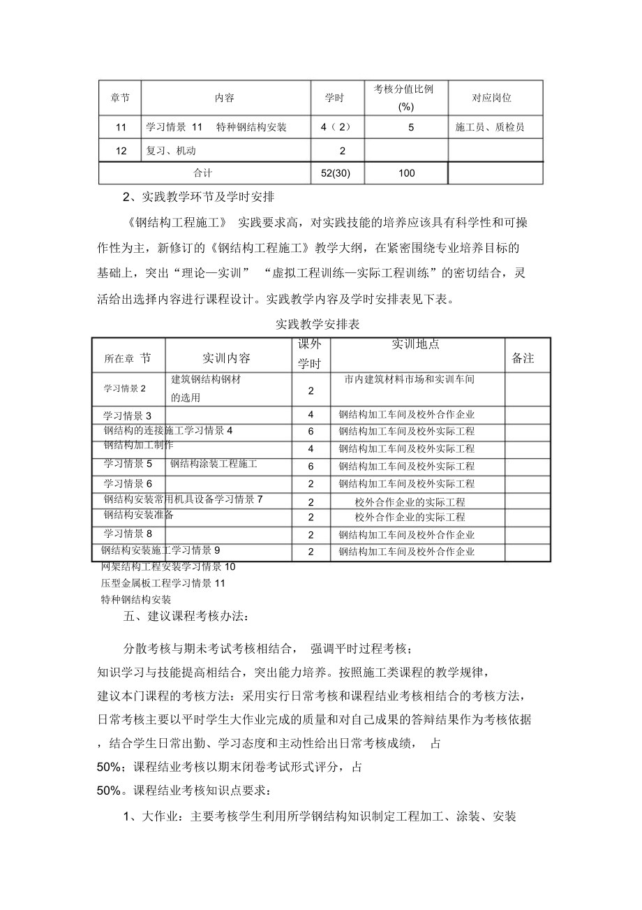 《钢结构工程施工》课程手册.doc_第3页