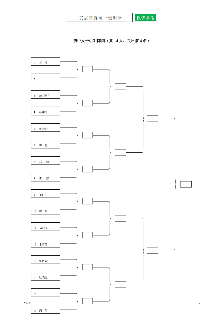 比赛对阵图（生活经验）.doc_第2页