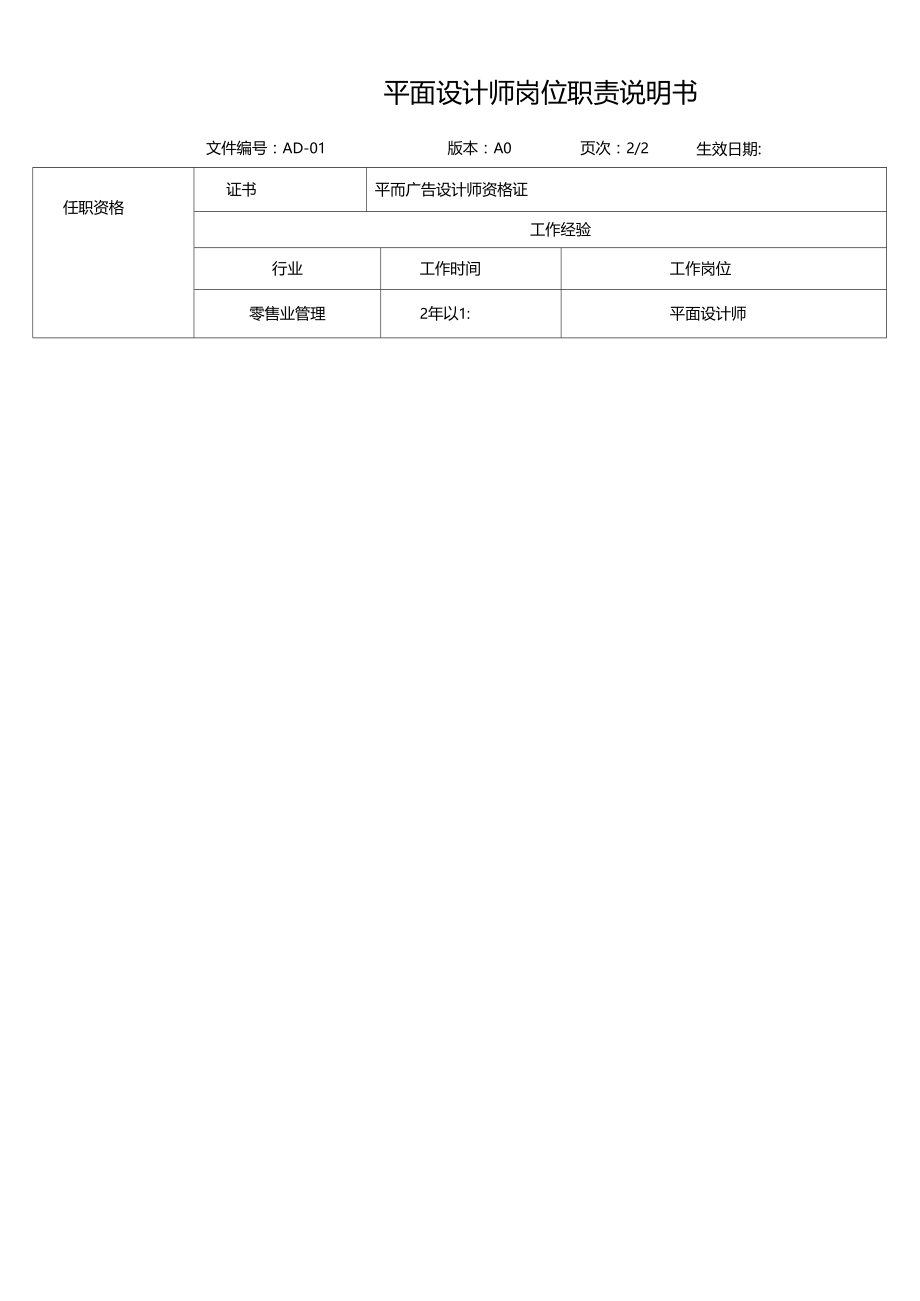 平面设计师岗位职责说明书.doc_第3页