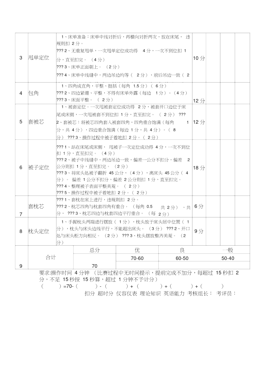 酒店服务技能大赛试题客房服务知识试题含答案.doc_第3页