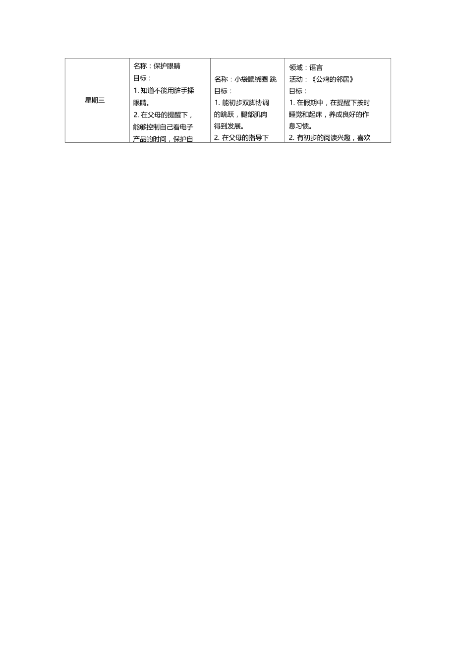 幼儿园“停课不停学”周工作计划.doc_第2页