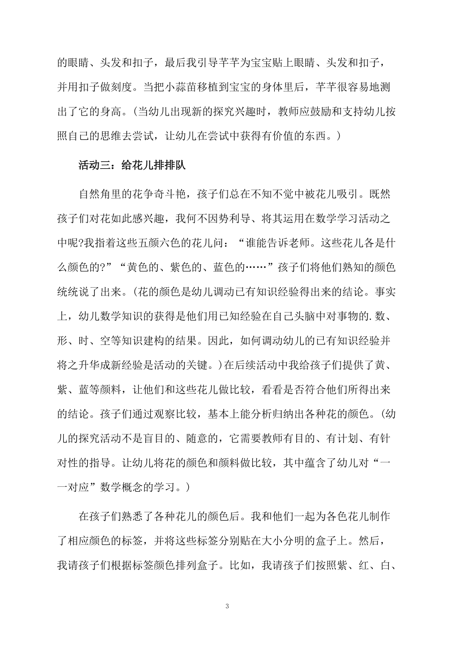 关于玩转自然角里的数学的活动方案.docx_第3页