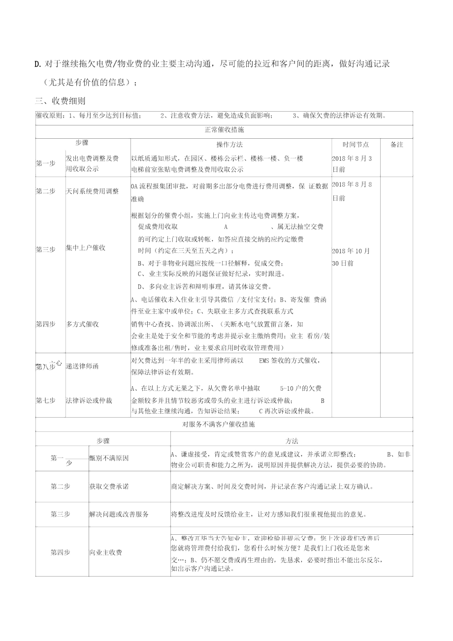 物业费催收目标分解计划.doc_第2页