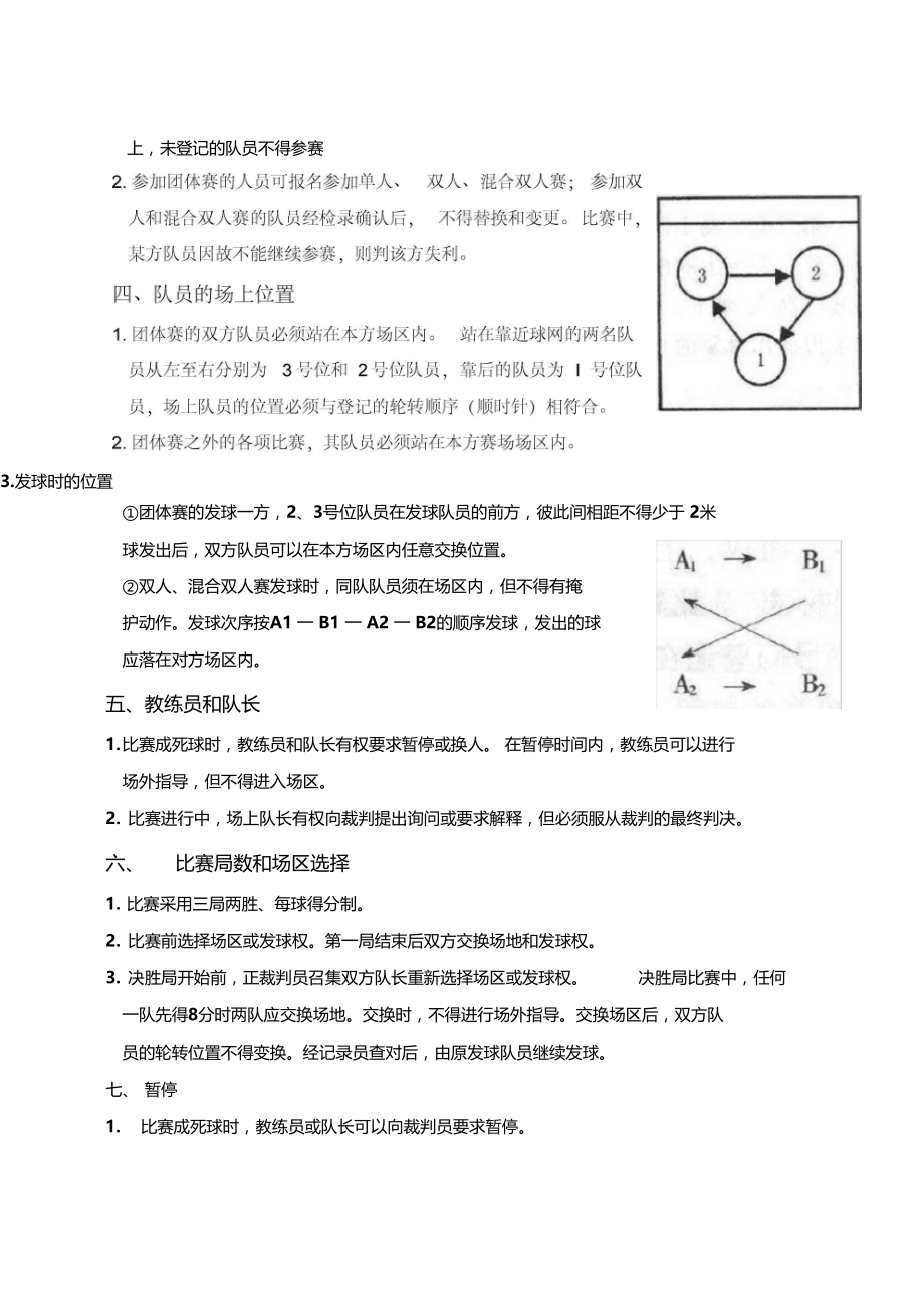 比赛场地采用羽毛场,长188米,宽1米场地上空6米以内由地面计算和场地四周2米以内不得有障碍物.doc_第2页