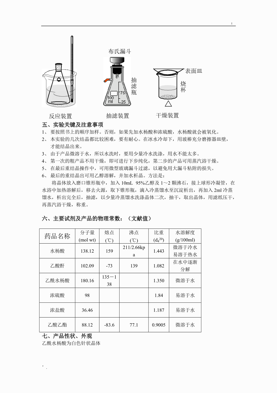 乙酰水杨酸的制备.docx_第2页