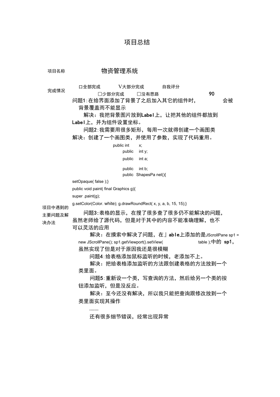 03张彦荣08信管本项目总结..doc_第1页