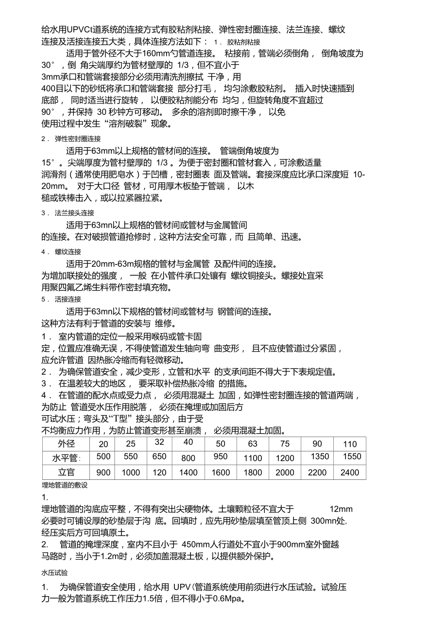 给水用UPVC管道系统的连接方式.doc_第1页