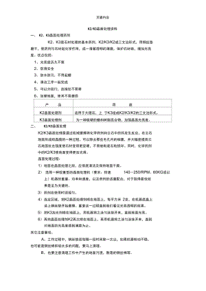 K2.K3晶面处理资料.doc