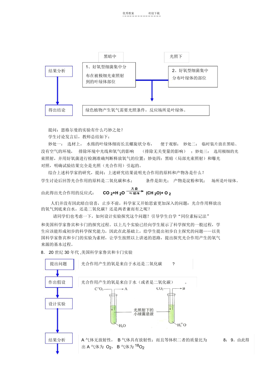 光合作用的发现教案.docx_第3页