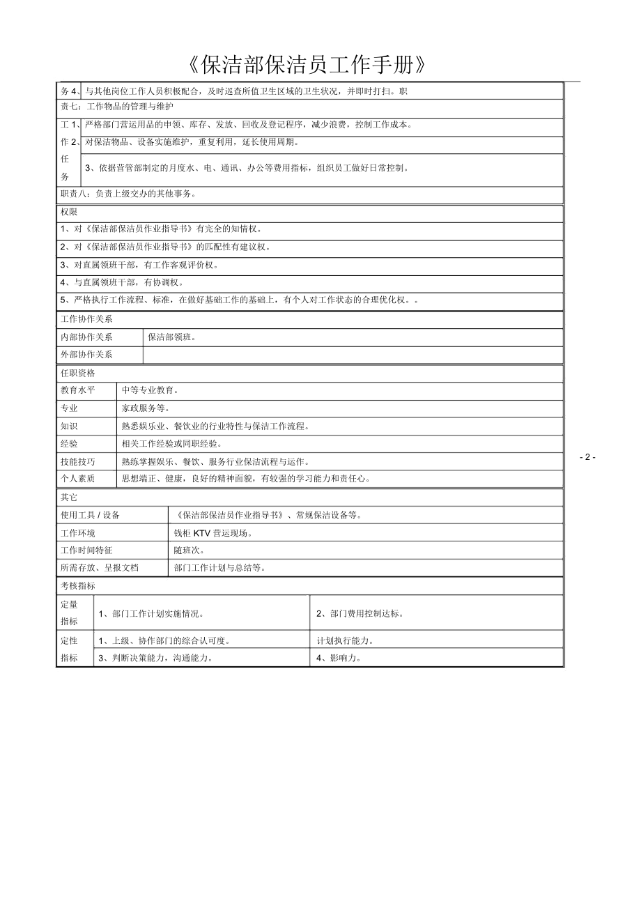 保洁部保洁员工作手册.docx_第2页