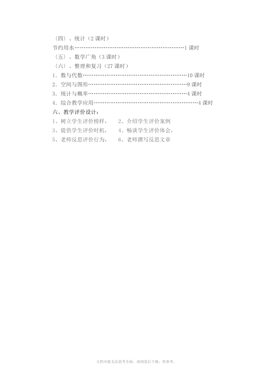 小学六年级下册数学教学计.doc_第3页