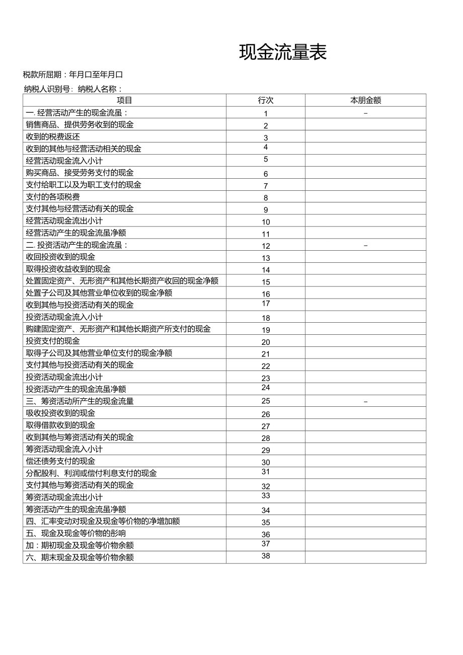 2017年现金流量表.doc_第1页