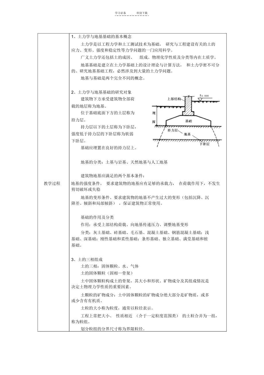 土力学与地基基础教案.docx_第2页