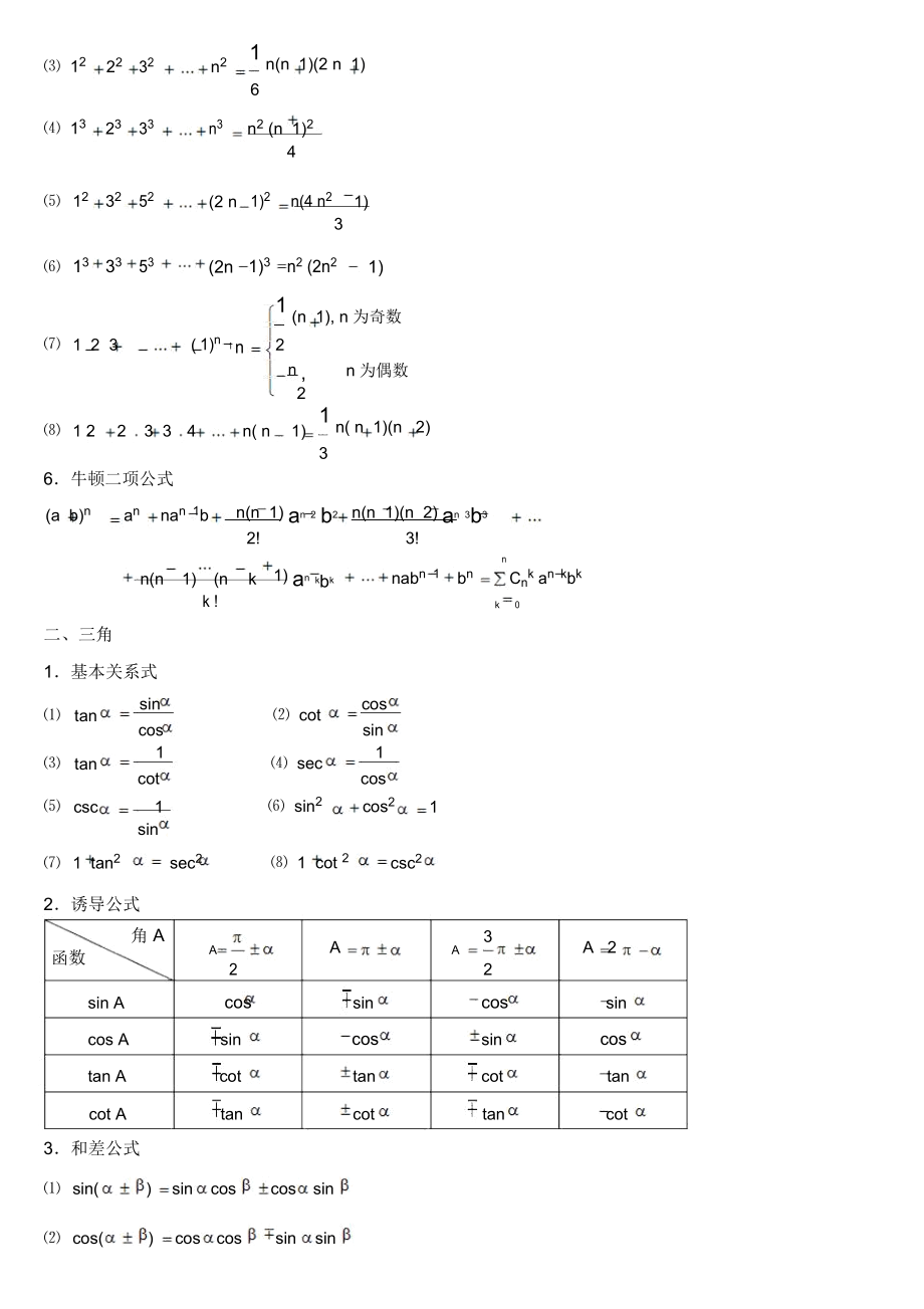 初高中常用数学公式汇总.docx_第3页