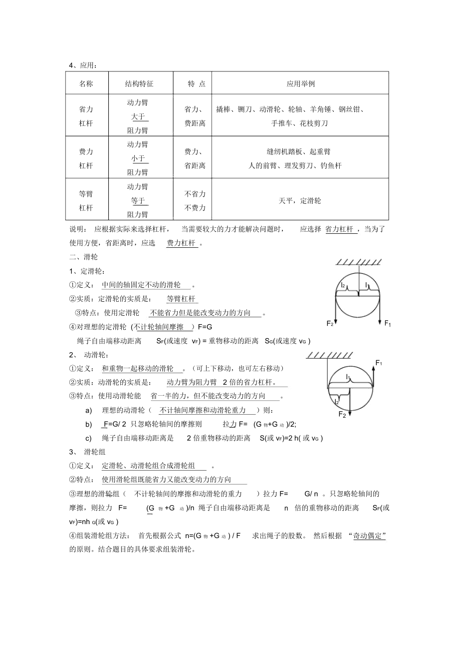 简单机械知识点.doc_第2页