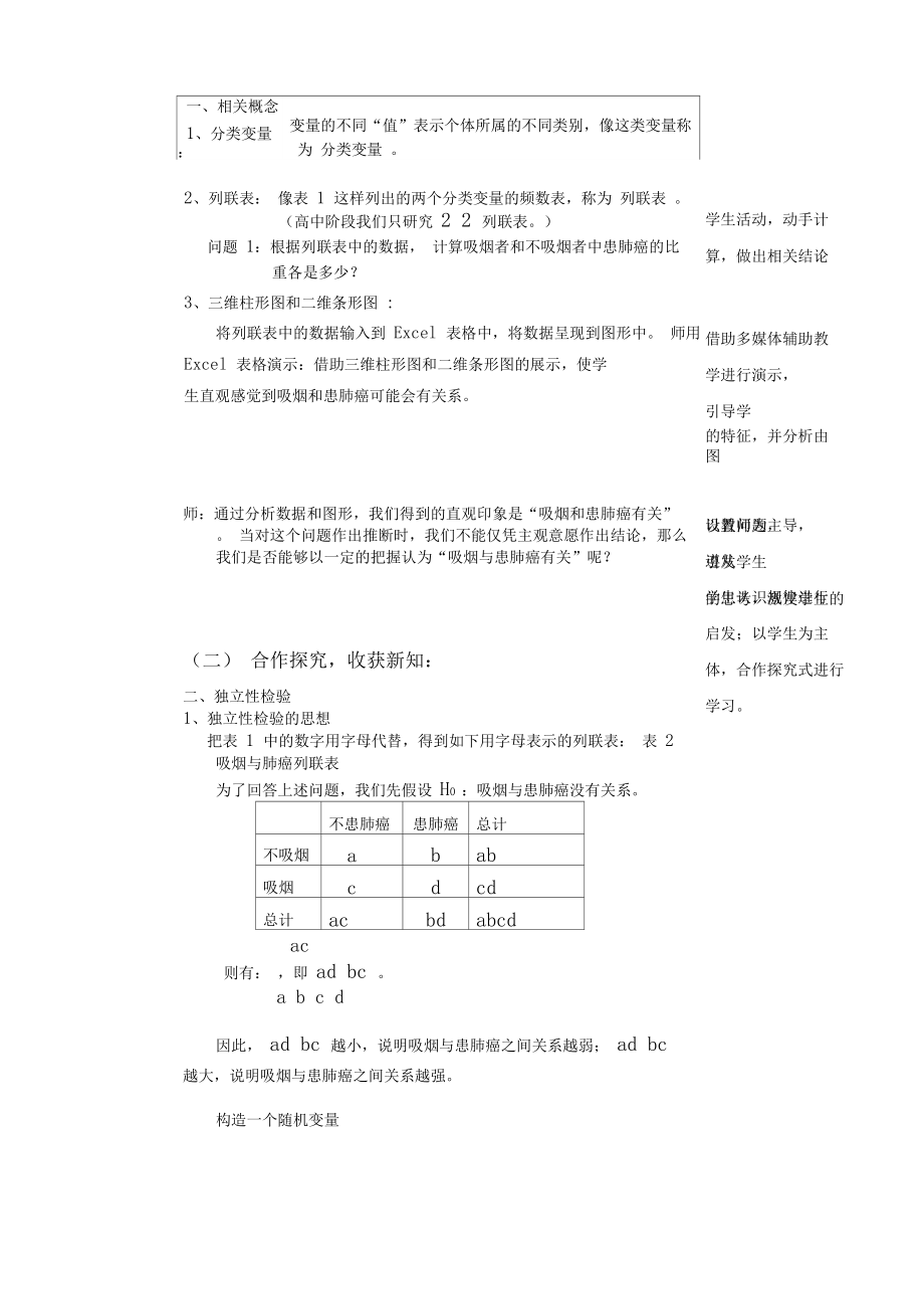 《独立性检验的基本思想及其初步应用》.docx_第2页