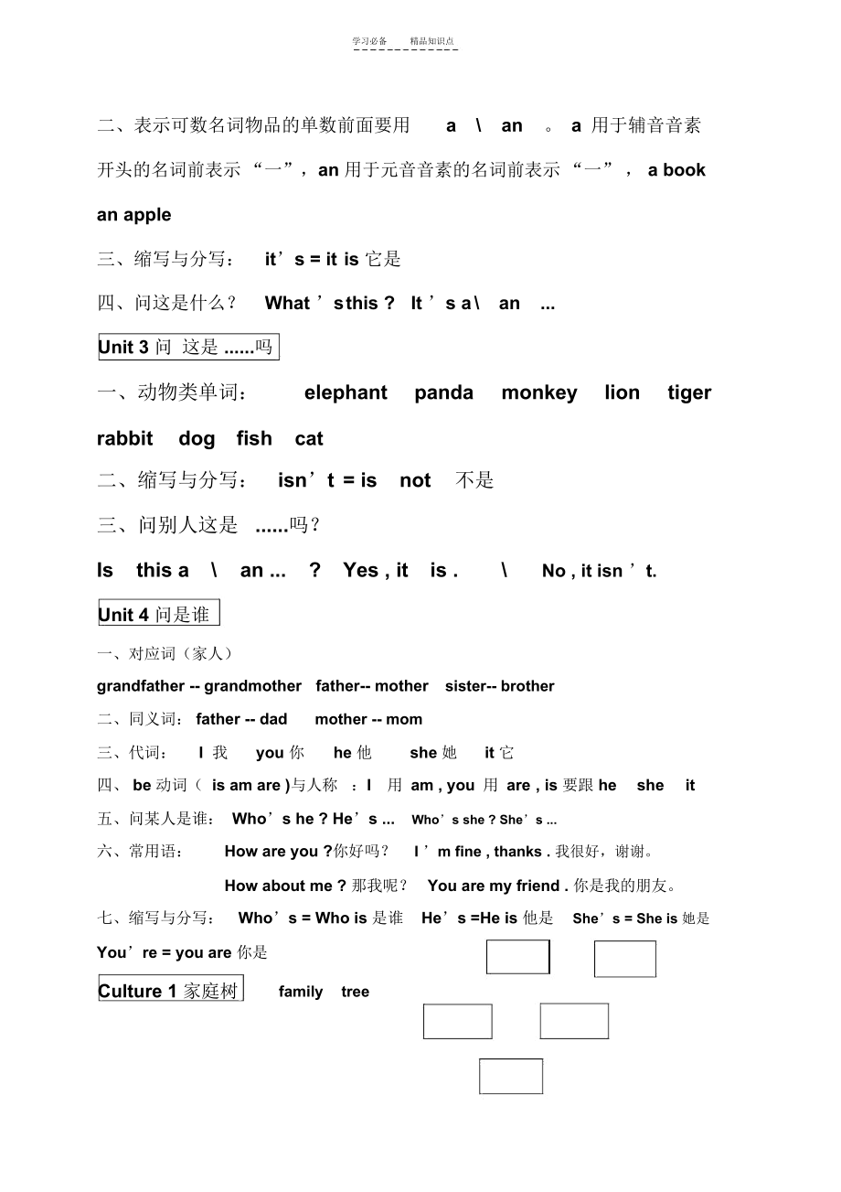 开心学英语广东江门新版新版三年级上、下册句子知识点摘要.docx_第2页