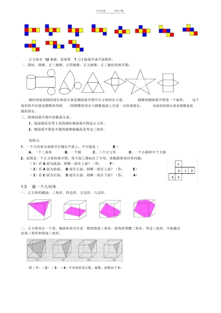 第一章丰富的图形世界重点知识复习.docx_第3页