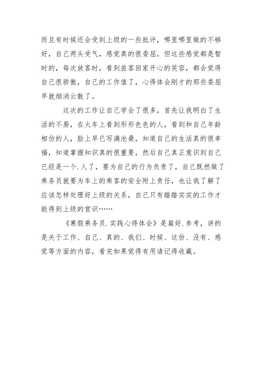 寒假乘务员社会实践心得体会心得体会.docx_第3页