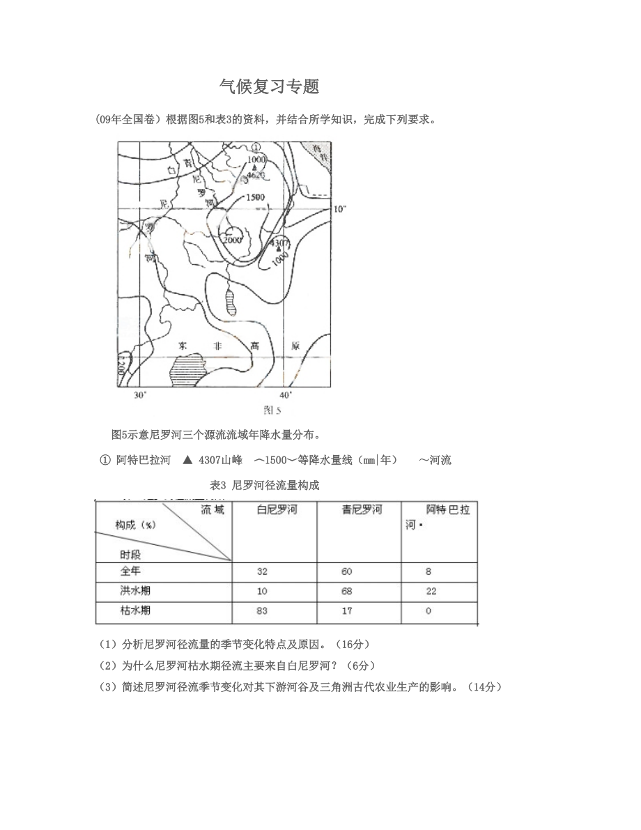 气候复习题.docx_第1页