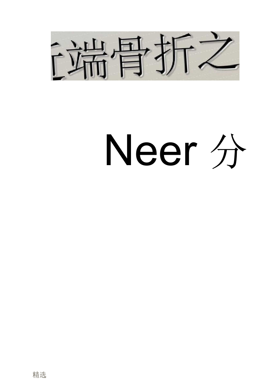 肱骨近端骨折neer分型.docx_第2页