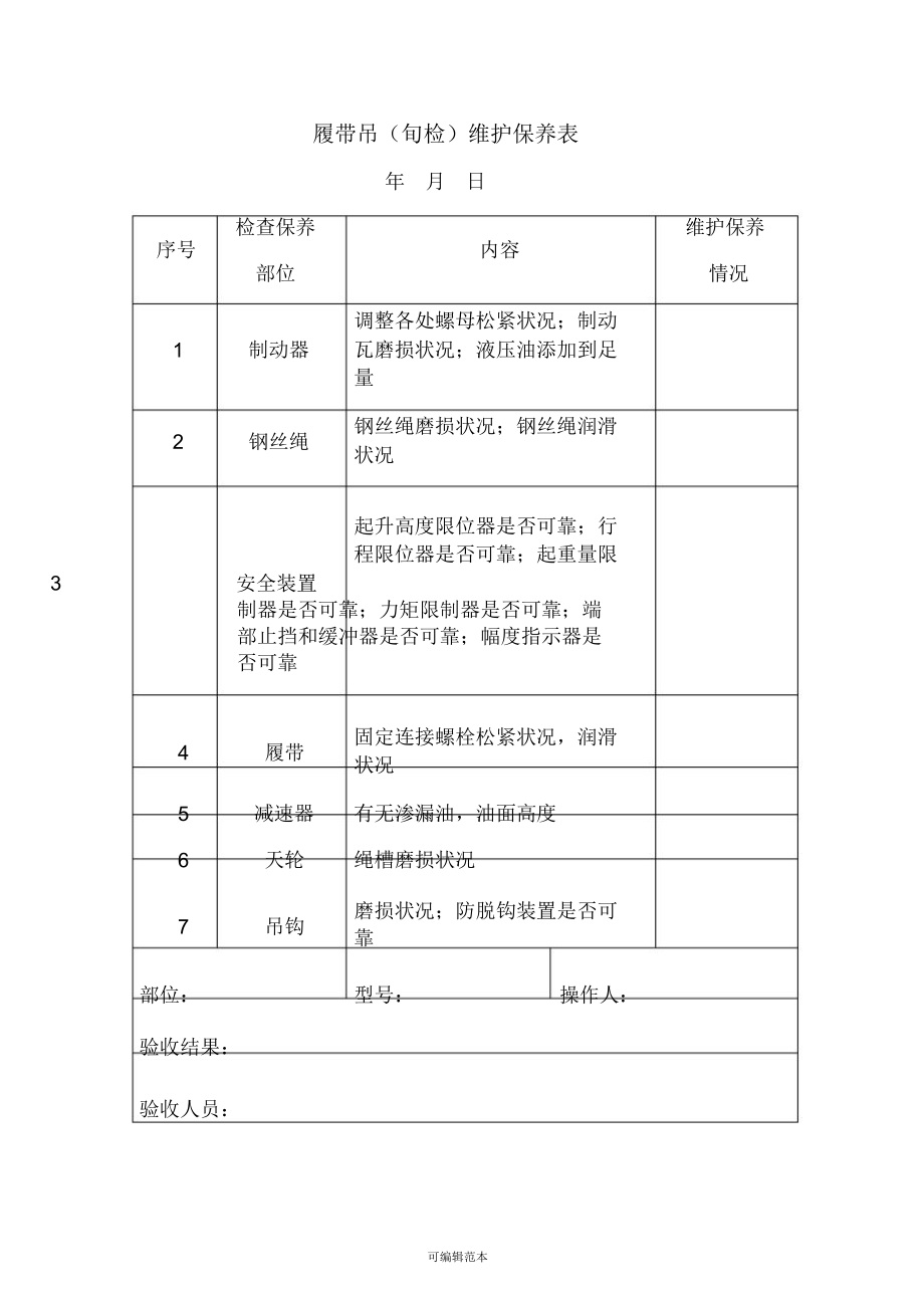 最新维护保养记录表.doc_第2页