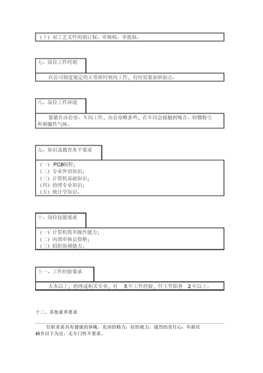 公司销售部门岗位说明书汇编.doc_第3页