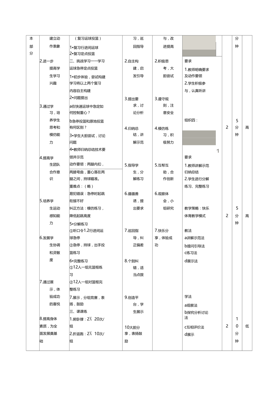 篮球运球急停定点投篮.docx_第2页